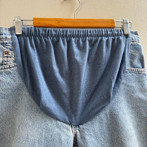 ‘97 Levi’s 562 Orange Tab USA Mimi Maternity Jean Shorts Medium Vintage Boho - Picture 5 of 15
